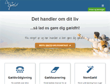 Tablet Screenshot of dingaeld.dk